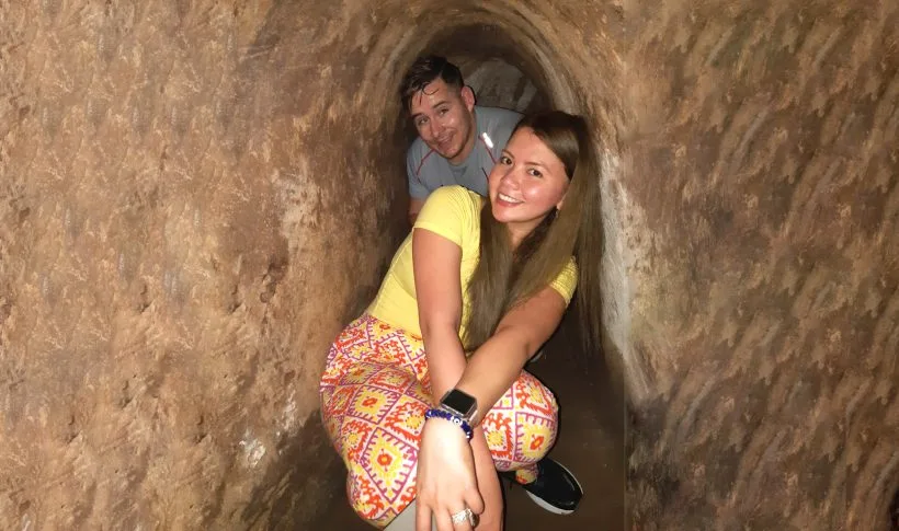 Inside Cu Chi Tunnel