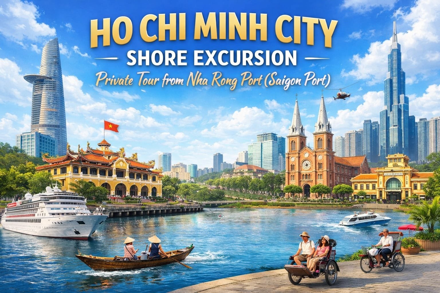 Ho Chi Minh City Shore Excursion – Private Tour from Nha Rong Port