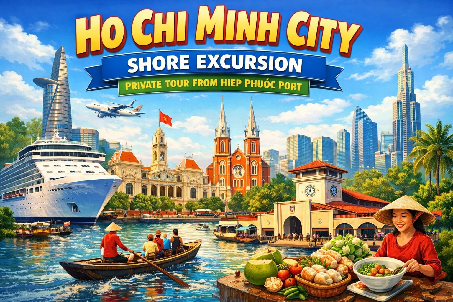 Ho Chi Minh City Shore Excursion – Private Tour from Hiep Phuoc Port