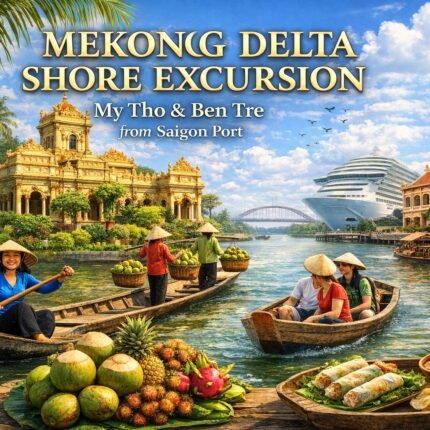Mekong Delta Shore Excursion – My Tho & Ben Tre from Nha Rong Port (Saigon Port)