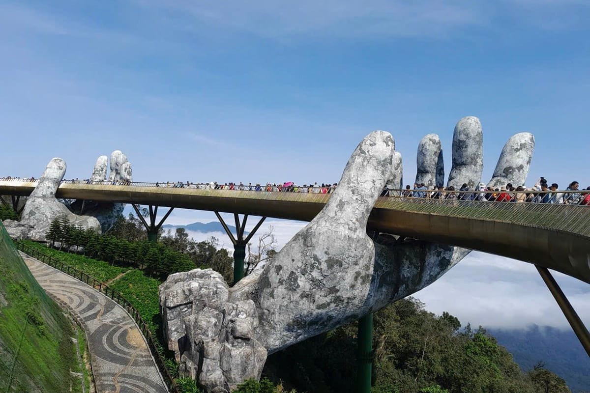 Da Nang Golden Bridge Vietnam