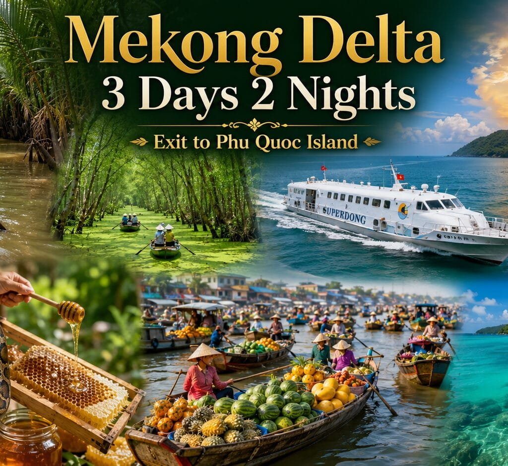 Private Mekong Delta 3 Days 2 Nights – Exit to Phu Quoc