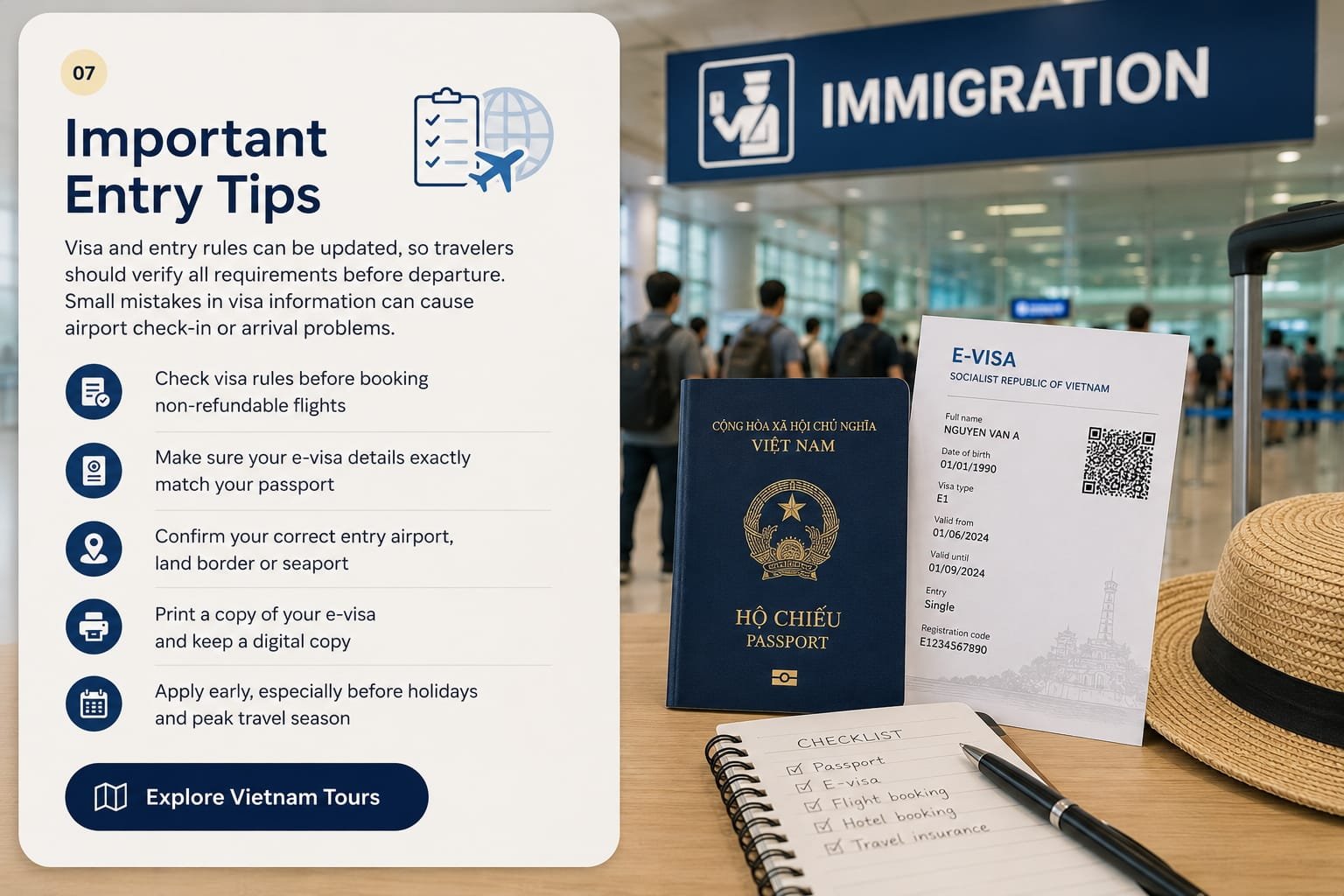 Vietnam Entry Tips