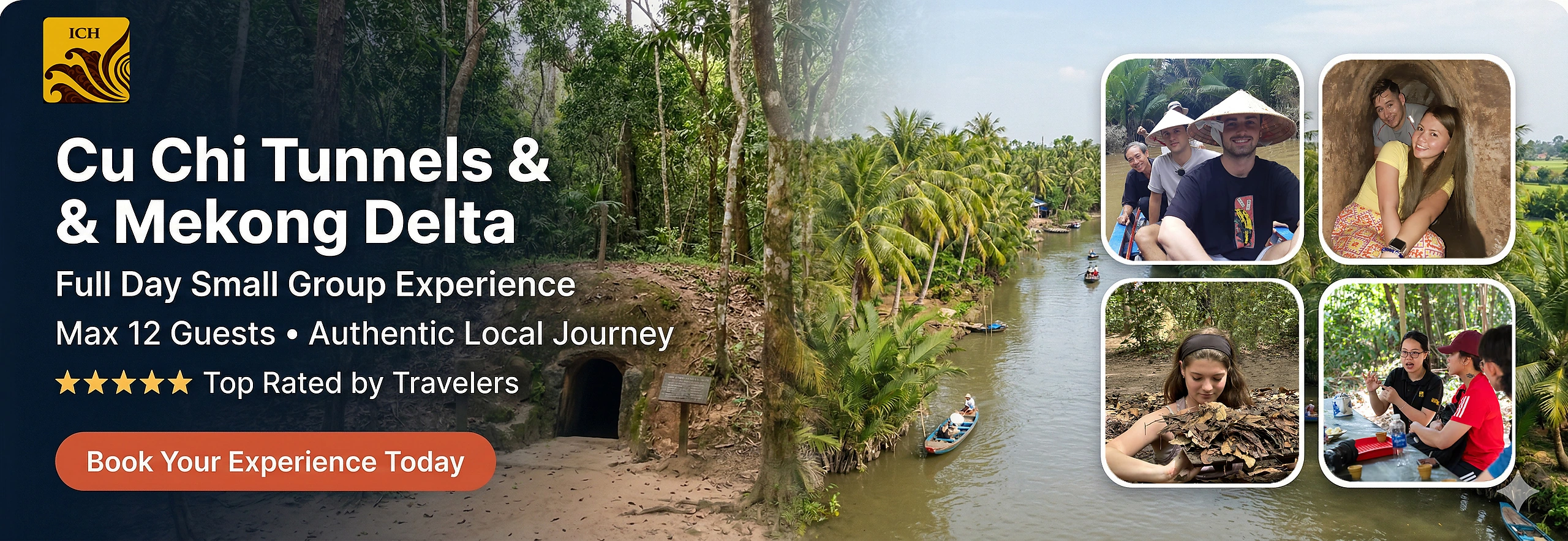 Cu Chi Tunnels and Mekong Delta Small Group Tour