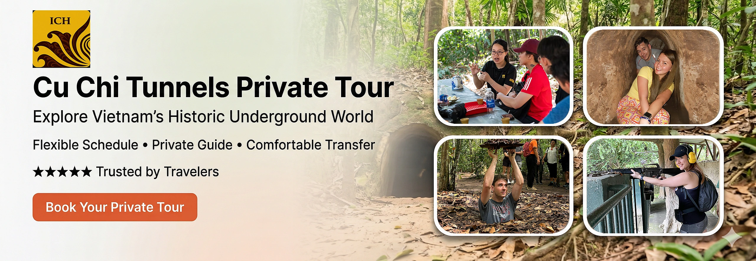 Cu Chi Tunnels Private Tour with Private Guide