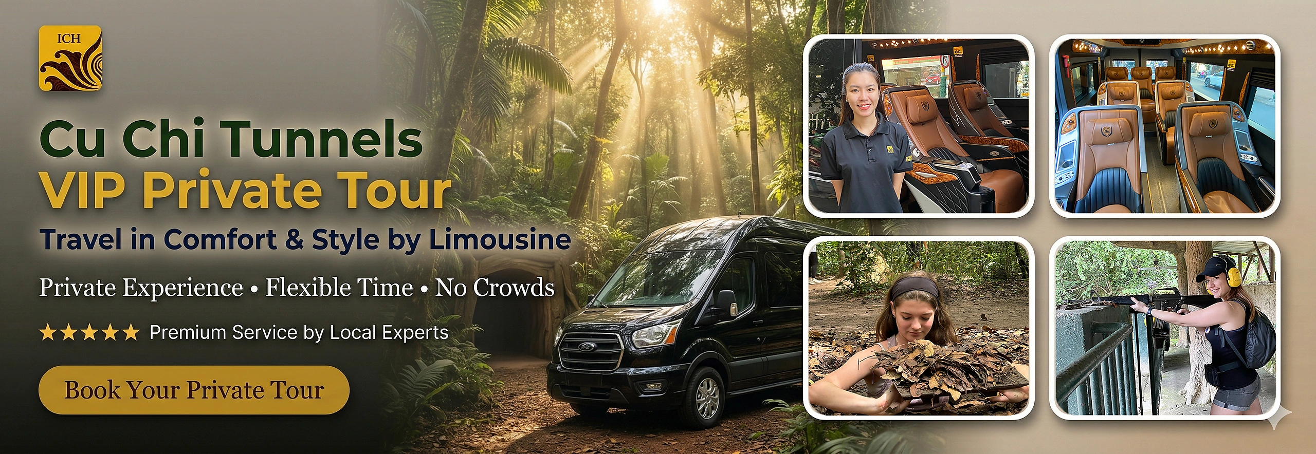 Cu Chi Tunnels VIP Private Tour by Limousine