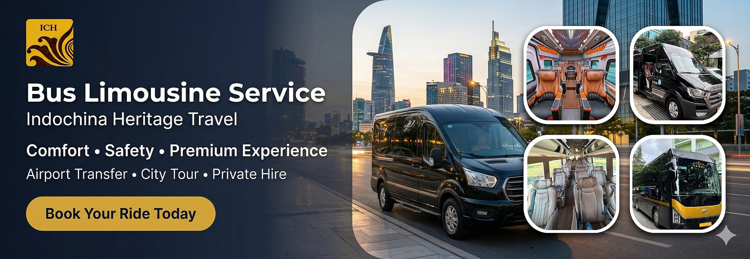 Bus Limousine Service in Ho Chi Minh City
