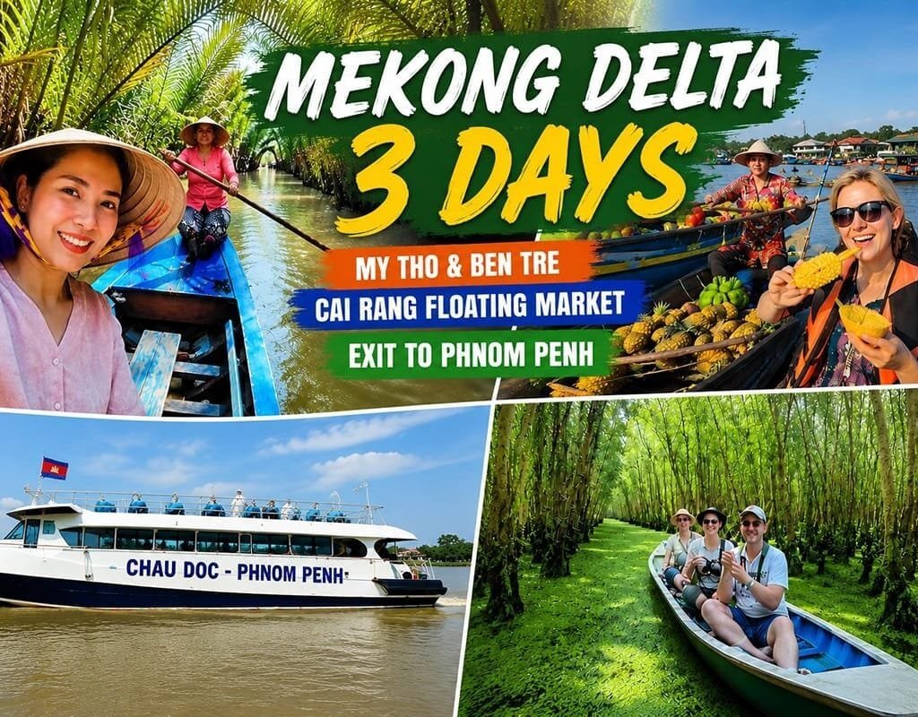 Private 3 Days Mekong Delta (My Tho - Ben Tre - Can Tho) Exit To Phnom Penh