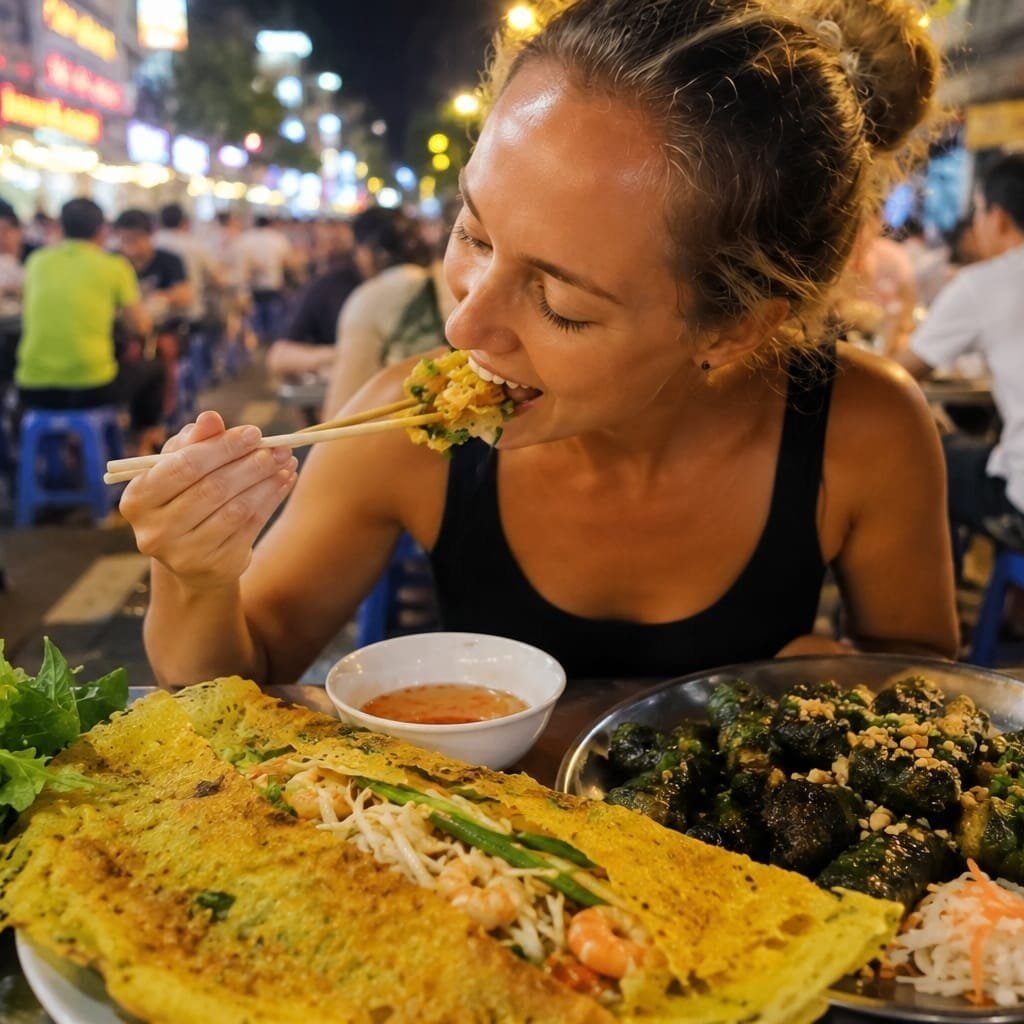 Private Street Food Evening Walking Tour in Ho Chi Minh City
